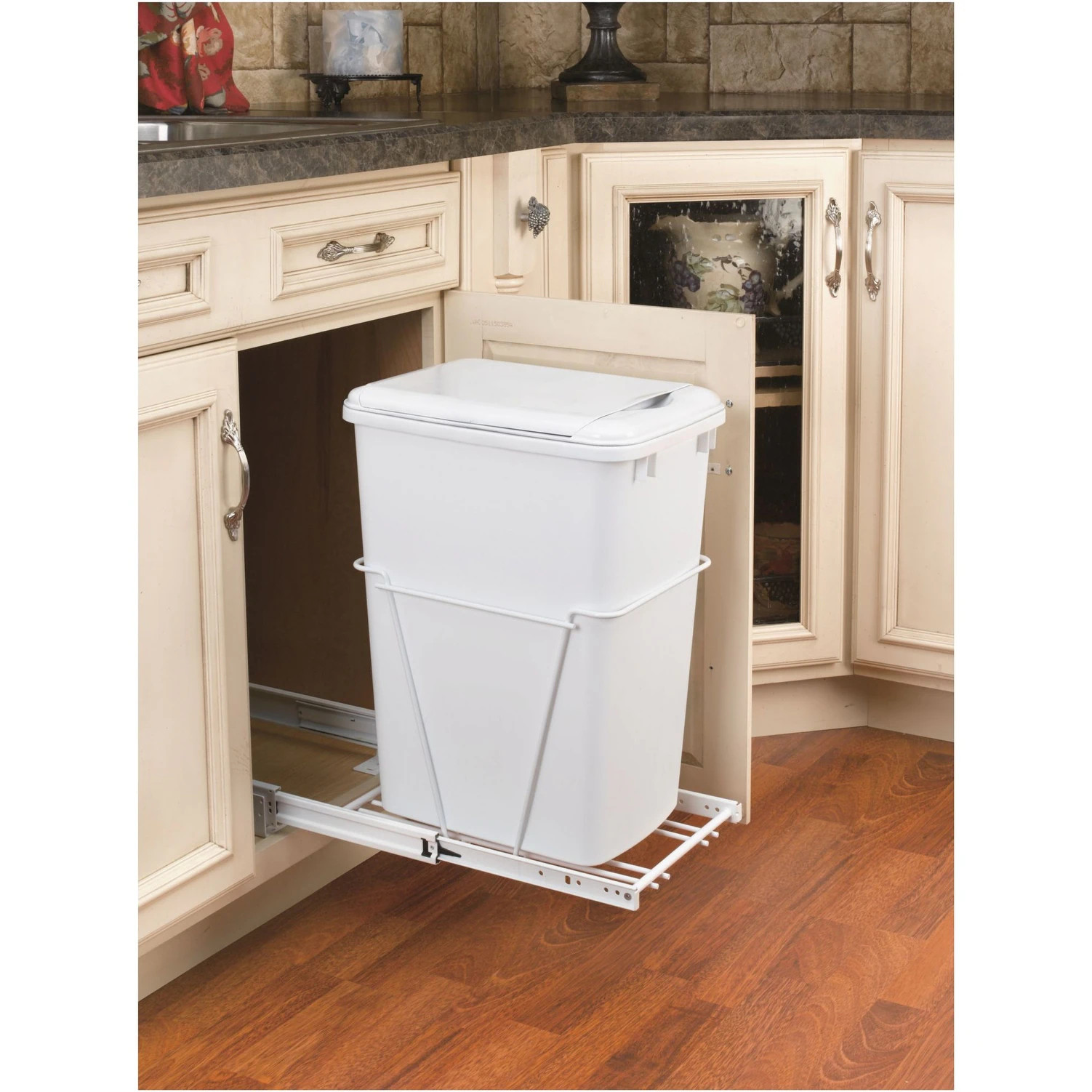 Rev-A-Shelf RV Series Bottom Mount Single Bin Trash Can with Rear | Bed Bath & Beyond
