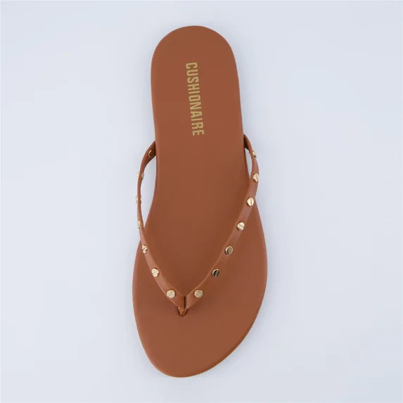 Cushionaire Women’s Confetti Studded Flip-Flops – Comfortable Thong Sandals with Embellished ... | Walmart (US)