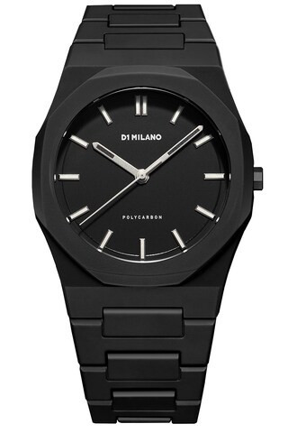 D1 Milano Polycarbon 40.5mm Watch in Black | FWRD 