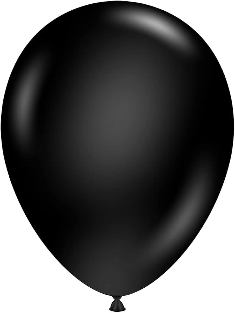 Tuf-Tex 5" Black Latex Balloons | Amazon (US)