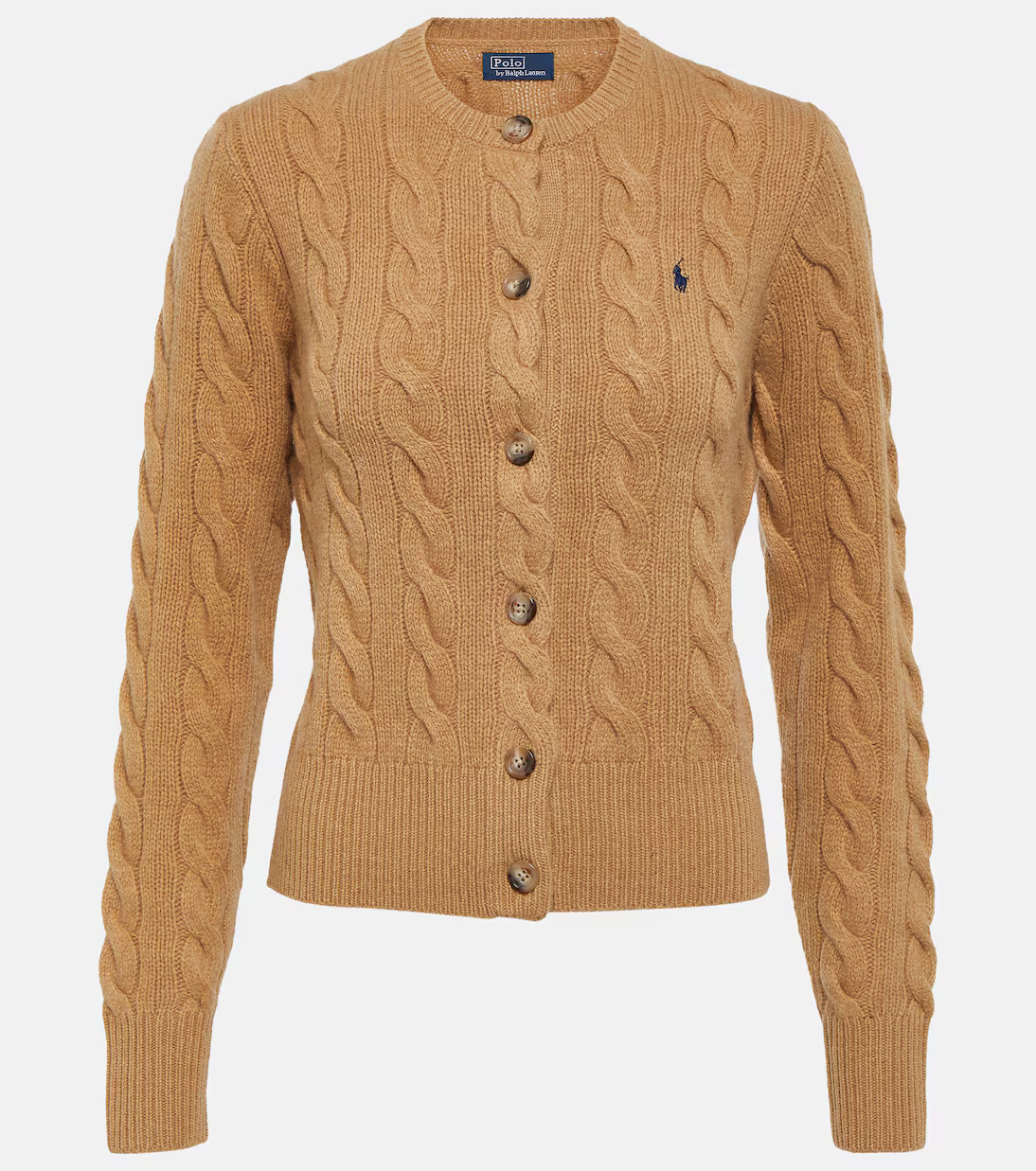Cable-knit wool and cashmere cardigan | Mytheresa (US/CA)