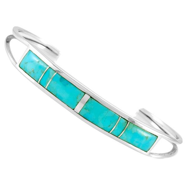 Turquoise Bracelet Sterling Silver B5587-C05 | TURQUOISE NETWORK
