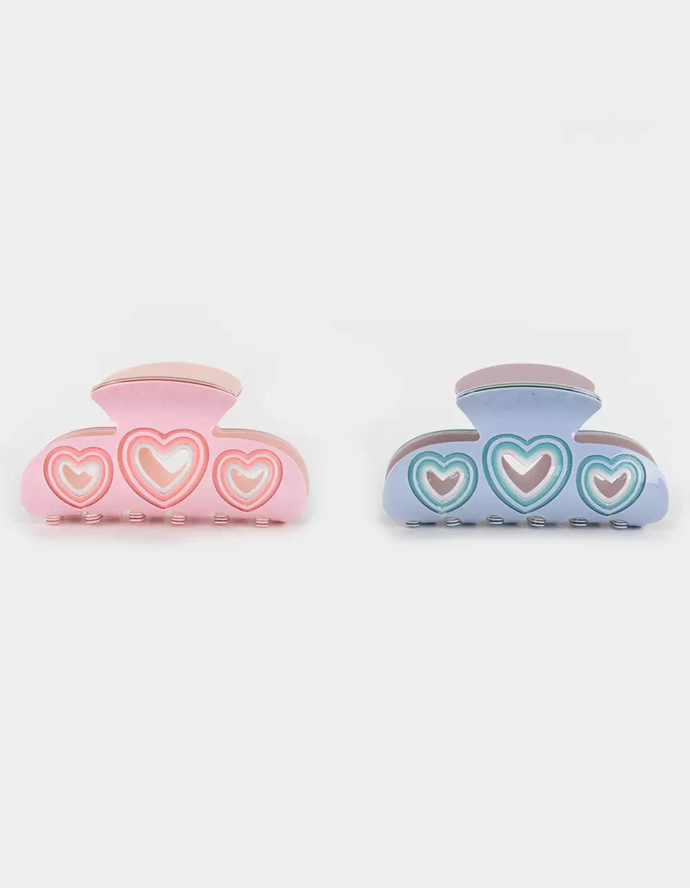 FULL TILT 2 Pack Heart Cut Out Claw Clip Set | Tillys