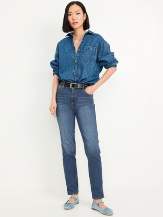 High-Waisted Vintage Slim Jeans | Old Navy (US)