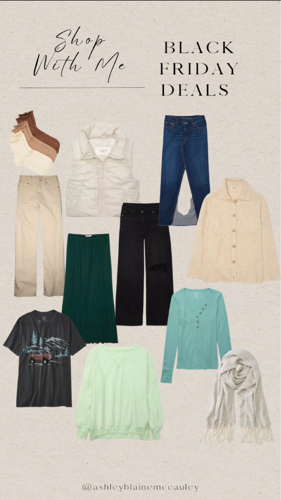 BLACK FRIDAY - American Eagle!


#LTKsalealert #LTKGiftGuide #LTKCyberWeek