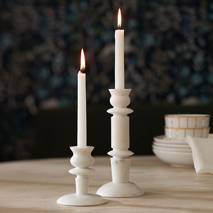 Marble Candlestick Taper Candle Holder | Ballard Designs, Inc.