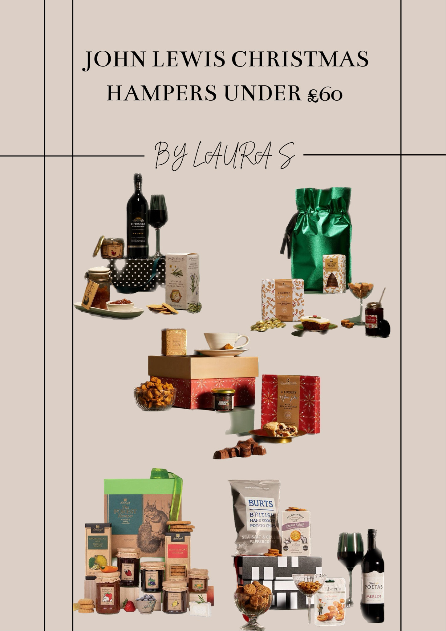 Christmas hampers | Christmas hamper ideas | John Lewis hampers | under £60 | Christmas gift ideas | 

#LTKSeasonal #LTKHoliday #LTKunder50