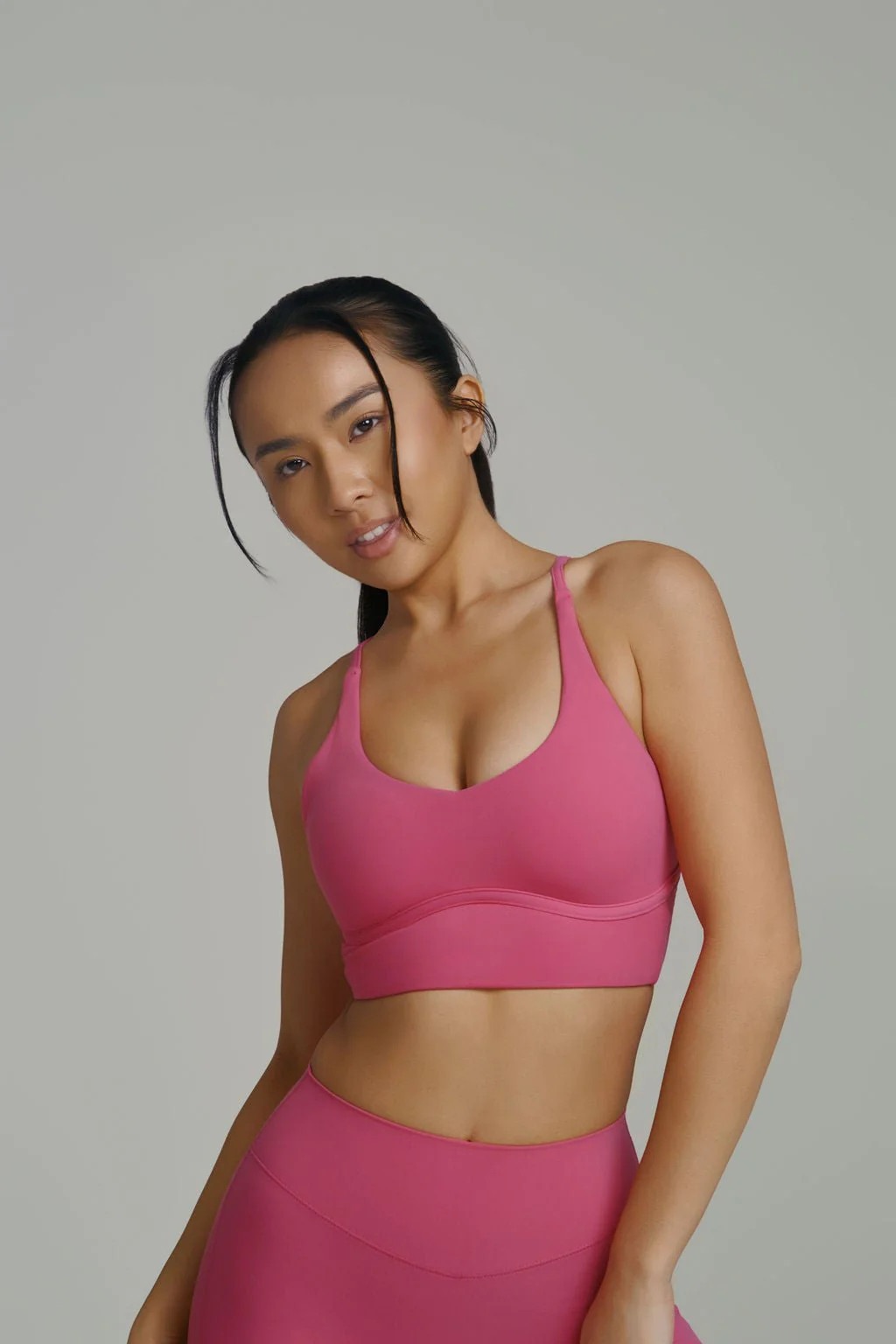 Poshknit Sports Bra - Onyx Black | Buffbunny Collection