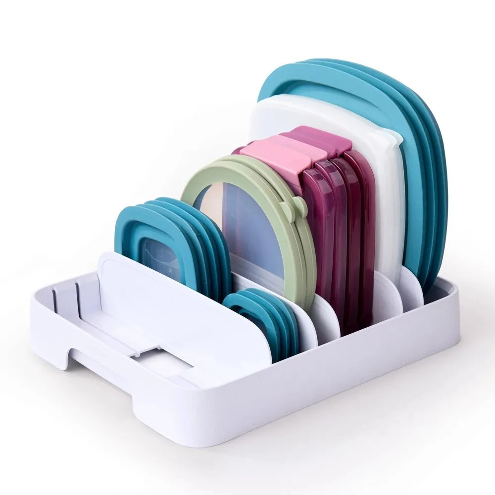 Unbranded/generic Youcopia Storalid Container Lid Organizer - White | REBEL (formerly Rebelstork)