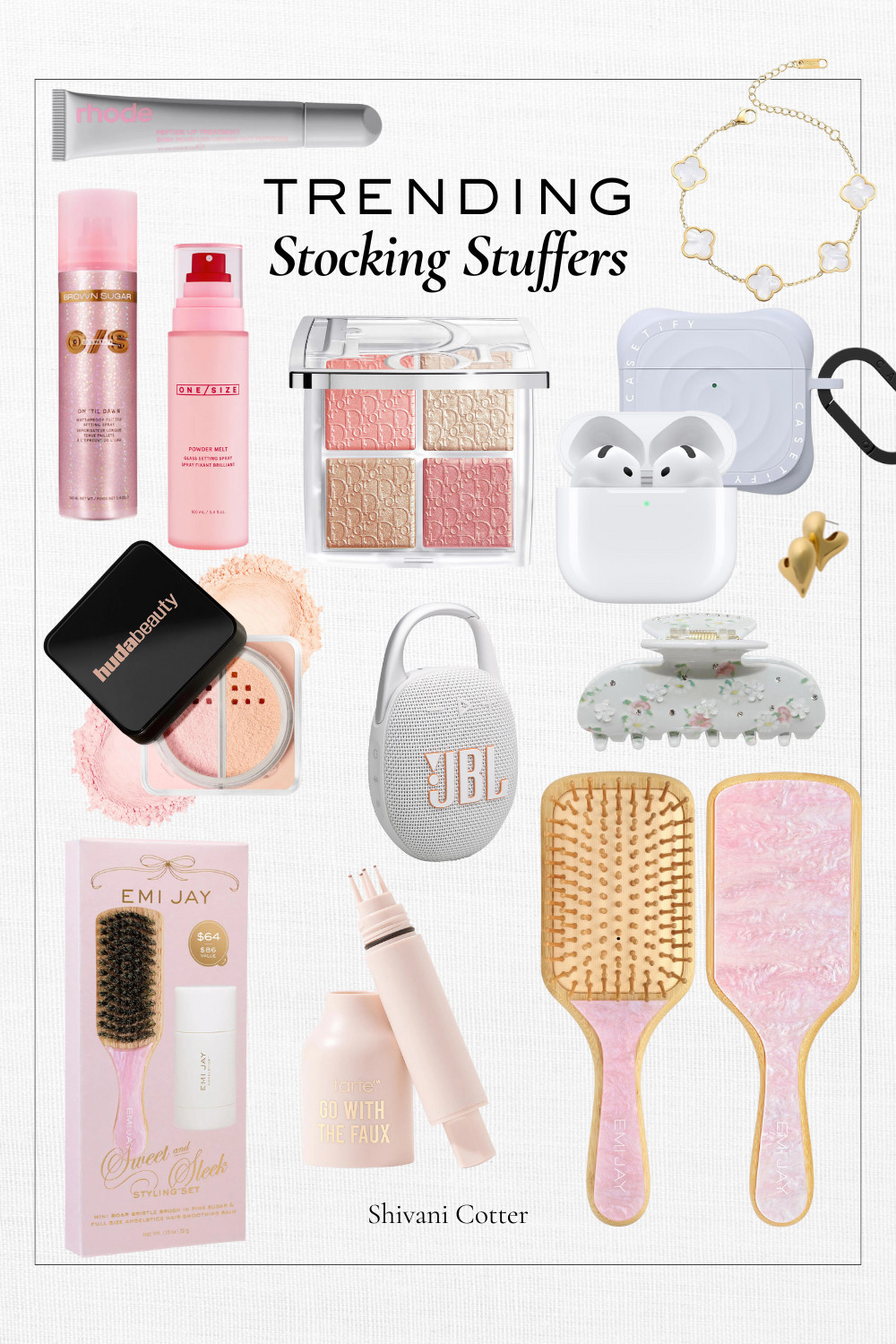 Trending Stocking Stuffers Every Girl Wants
Need stocking stuffers that everyone is loving in 2025? From beauty must-haves and viral makeup favorites to the cutest accessories and everyday tech… hese are the trending stocking stuffers that keep popping up everywhere (and for good reason). Perfect for teen girls, college girls, best friends, sisters… or honestly, yourself 😉 Shop all of these trending stocking stuffer ideas through my LTK. 
#ltkfindsunder50 #ltkstockingstuffers #ltkteen #viralbeauty #airpodcase #emijay 


 

#LTKHoliday #LTKGiftGuide #LTKBeauty
