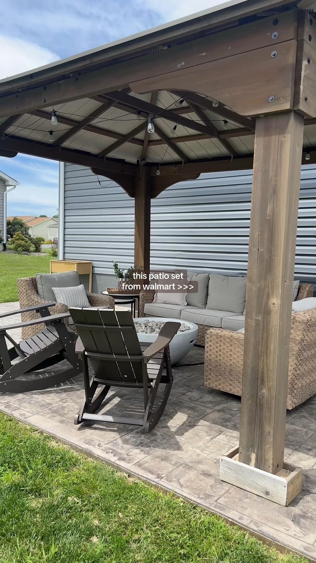 Still loving our patio set from Walmart a year later! #walmart #walmartfinds #walmarthome #neutralhome #patiofurniture #outdoorfurniture 

#LTKHome #LTKSeasonal