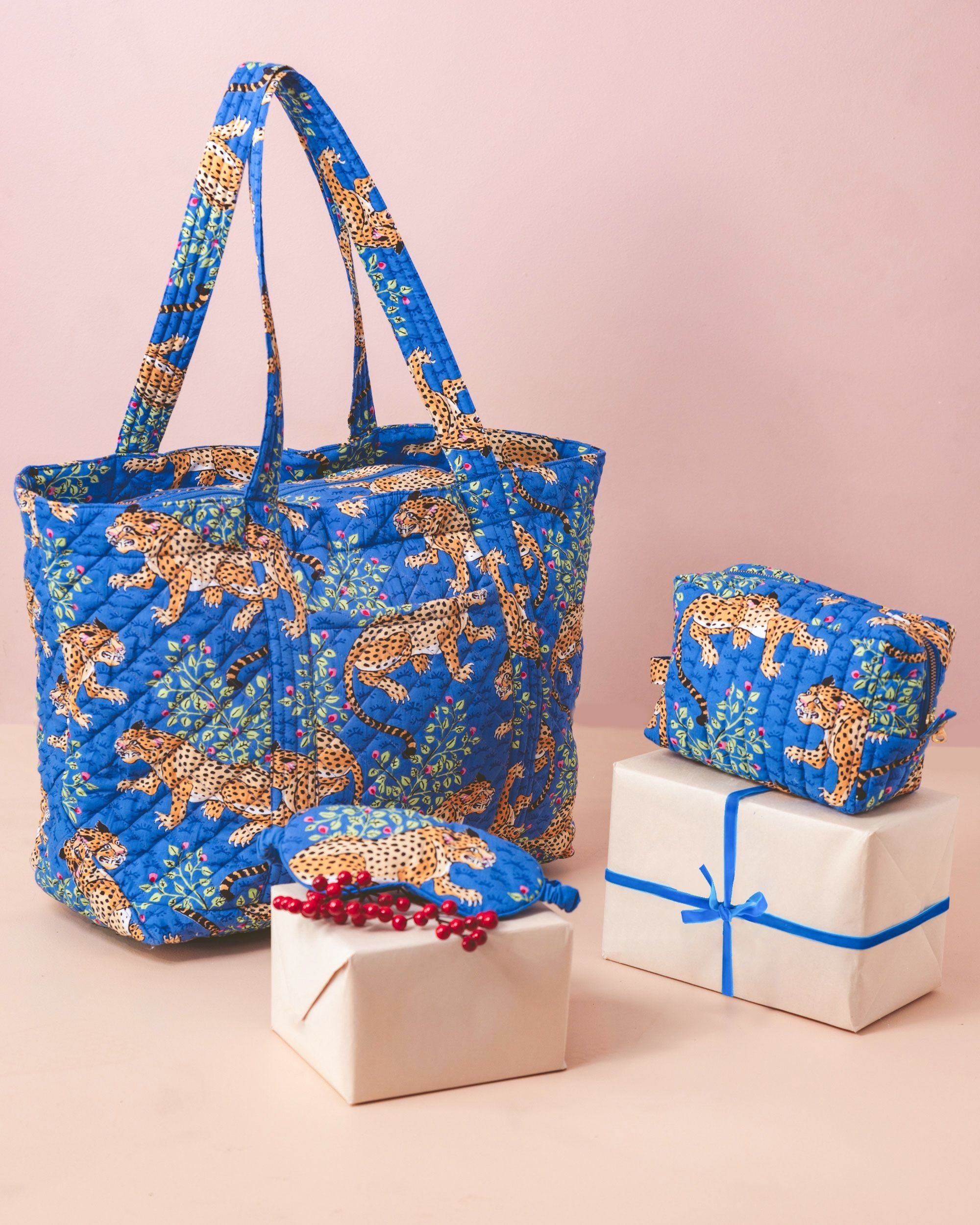 Bagheera - Quilted Gift Set - Sapphire | Printfresh