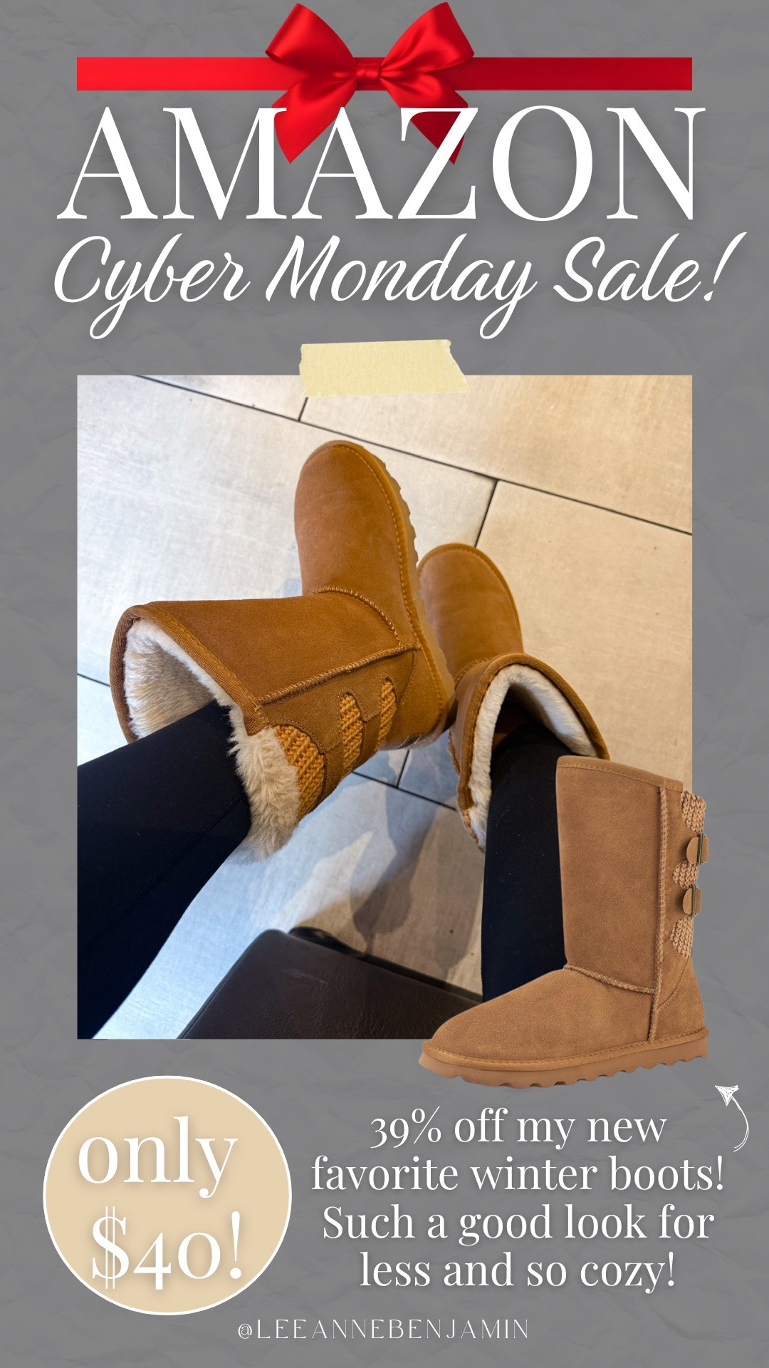 30% off UGG look for less boots!!! 

#LTKSeasonal #LTKSaleAlert #LTKFindsUnder100