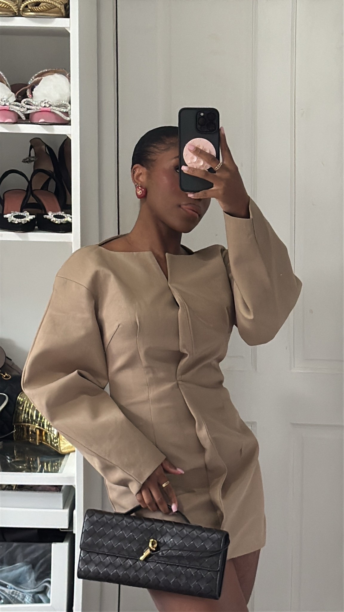 Wedding guest dress
Balloon sleeve dress 
Mini dress 
Nude dress 

#LTKuk #LTKdresses #LTKspring