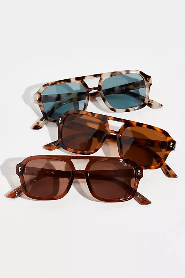 Royal Polarized Aviator Sunglasses | Free People (Global - UK&FR Excluded)