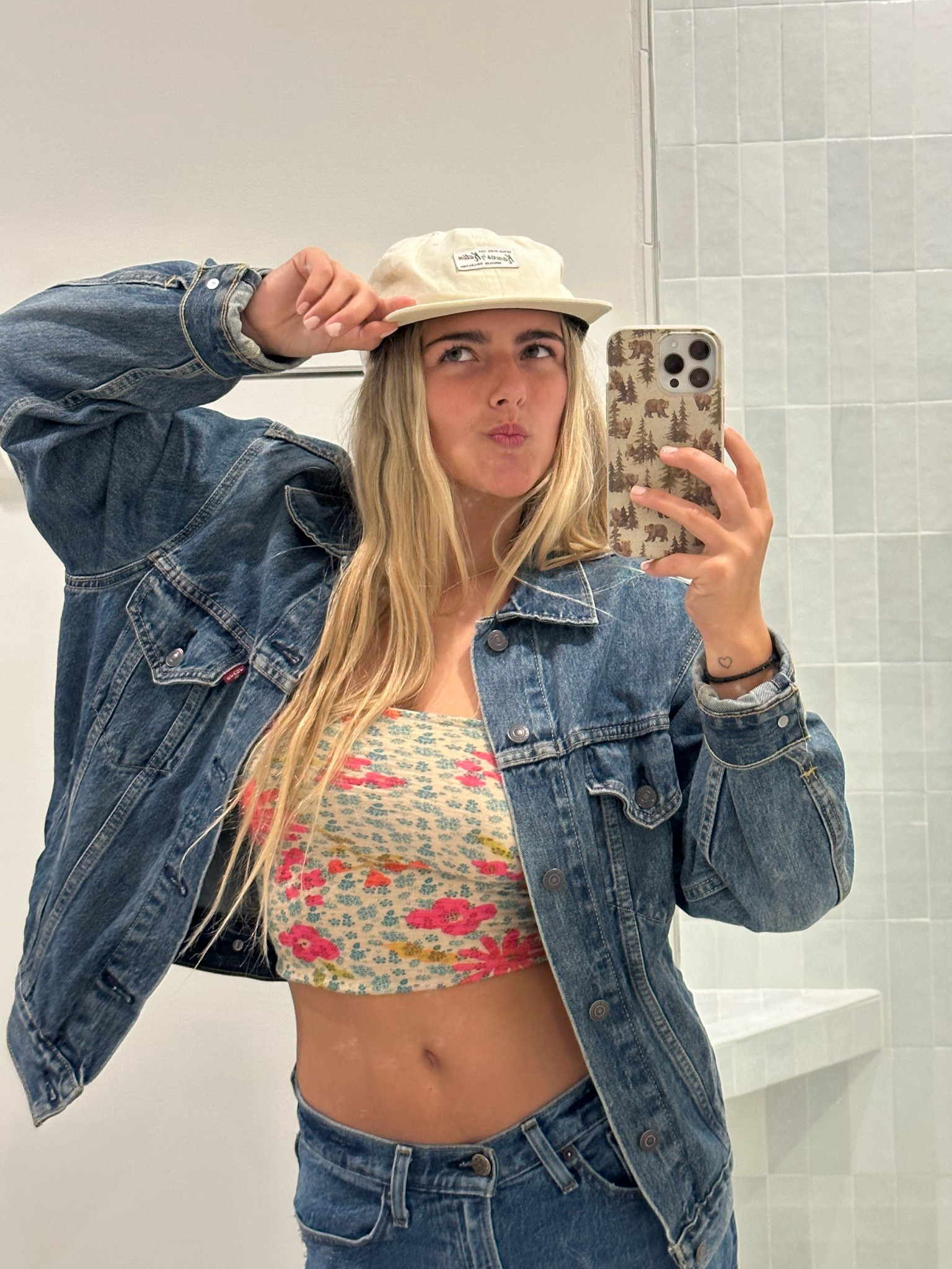 denim on denim salty granola