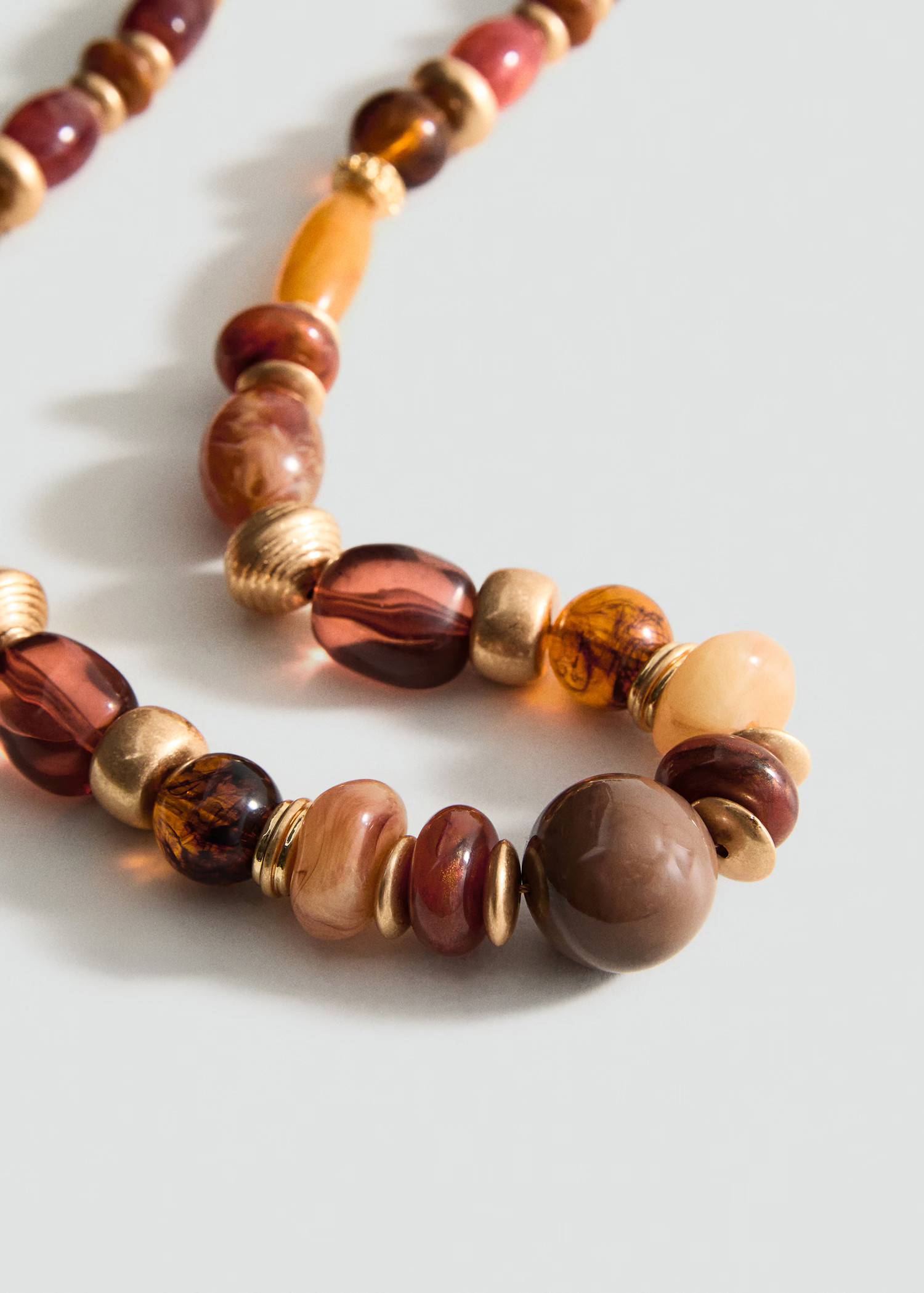 Combined beads necklace - Women | MANGO USA | Mango (US/MX/AU)
