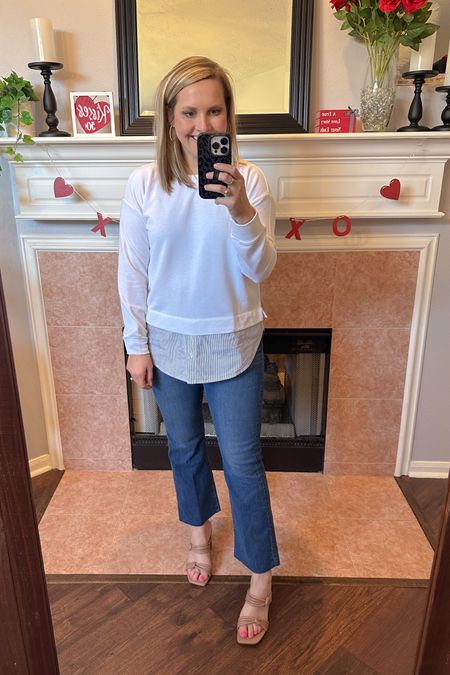 Size small top and size 6 jeans. 40% off at loft and no code needed! 

Work wear, work outfits, resort wear, loft, spring style, spring outfit, jeans 

#LTKFind #LTKworkwear #LTKstyletip