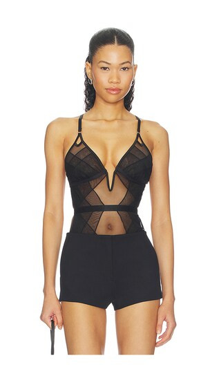 Eclipse Bodysuit in Black | Revolve Clothing (Global)