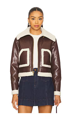 Isaiah Faux Shearling Aviator Jacket
                    
                    Alice + Olivia | Revolve Clothing (Global)