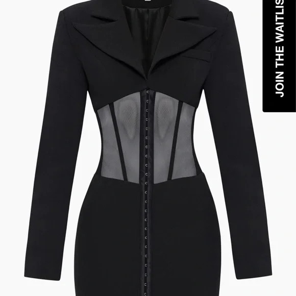 Heiress Beverly Hills corset blazer dress | Poshmark