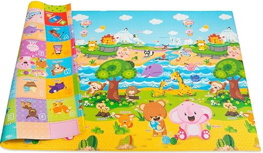 Baby Care Play Mat Foam Floor Gym - Non-Toxic Non-Slip Reversible Waterproof, Pingko and Friends,... | Amazon (US)