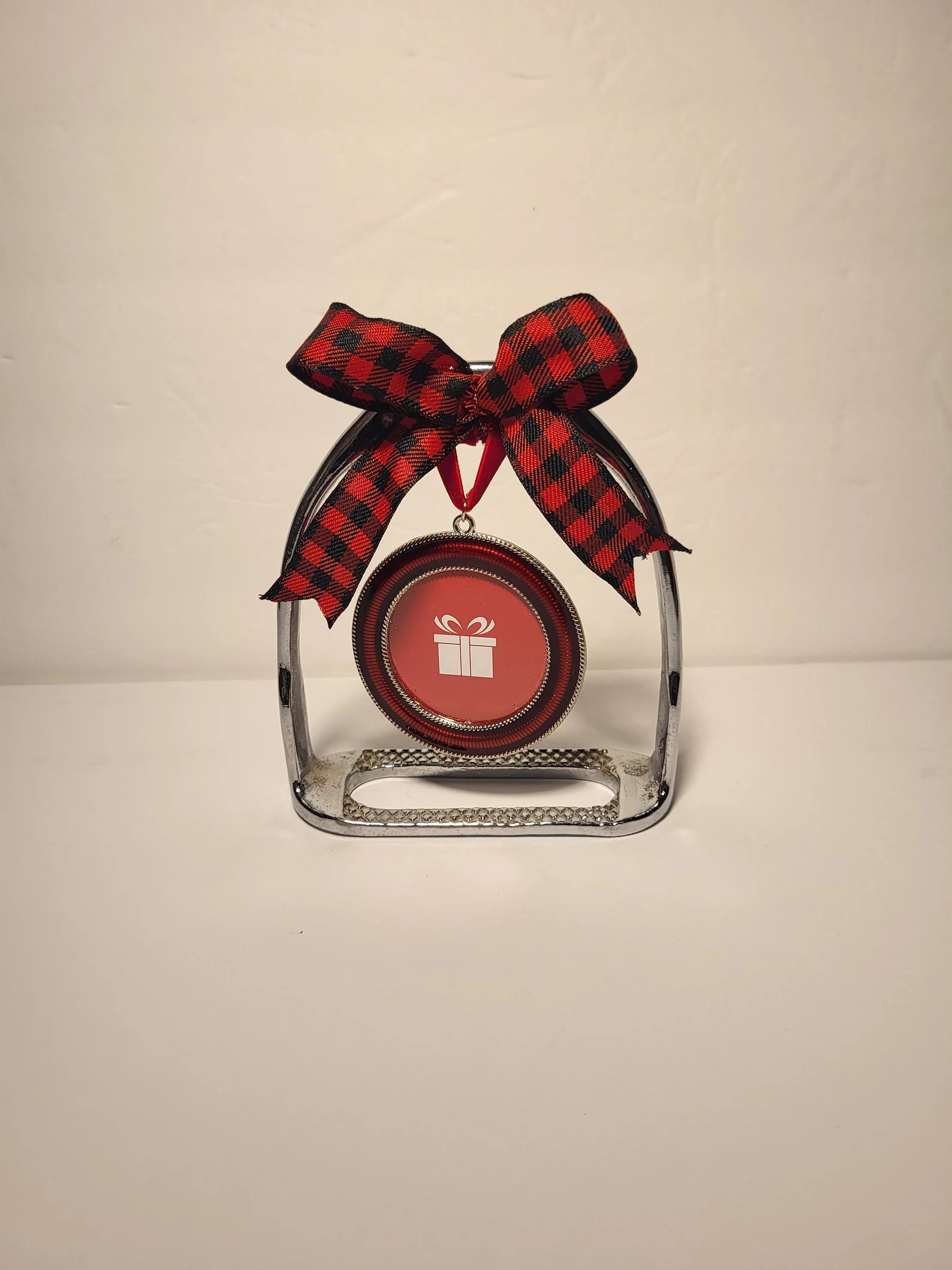 English Equestrian Stirrup Christmas Decor With Photo Frame - Etsy | Etsy (US)