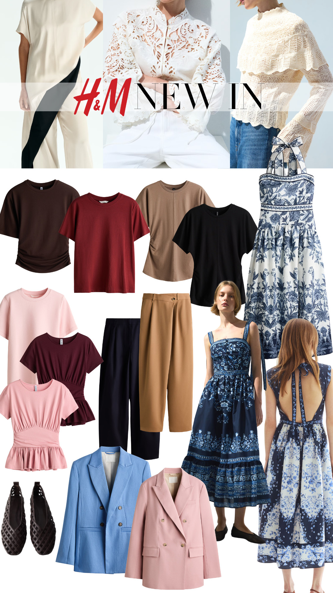 Some gorgeous new Spring pieces at H&M. All the T-shirts are 100% cotton - the best!  

 

#LTKootd #LTKSaleAlert #LTKWorkwear