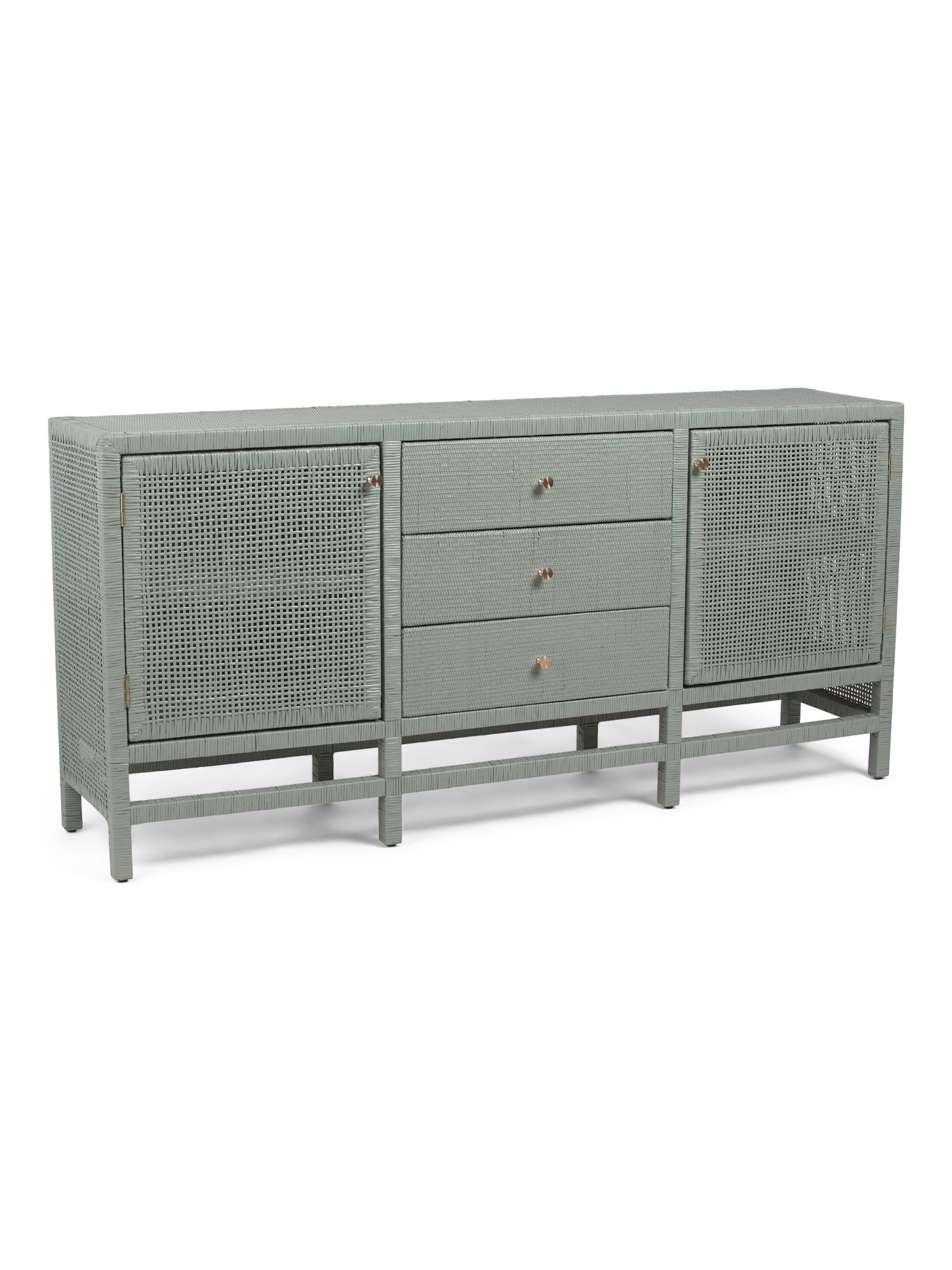 72x34 Rattan Sideboard | TJ Maxx
