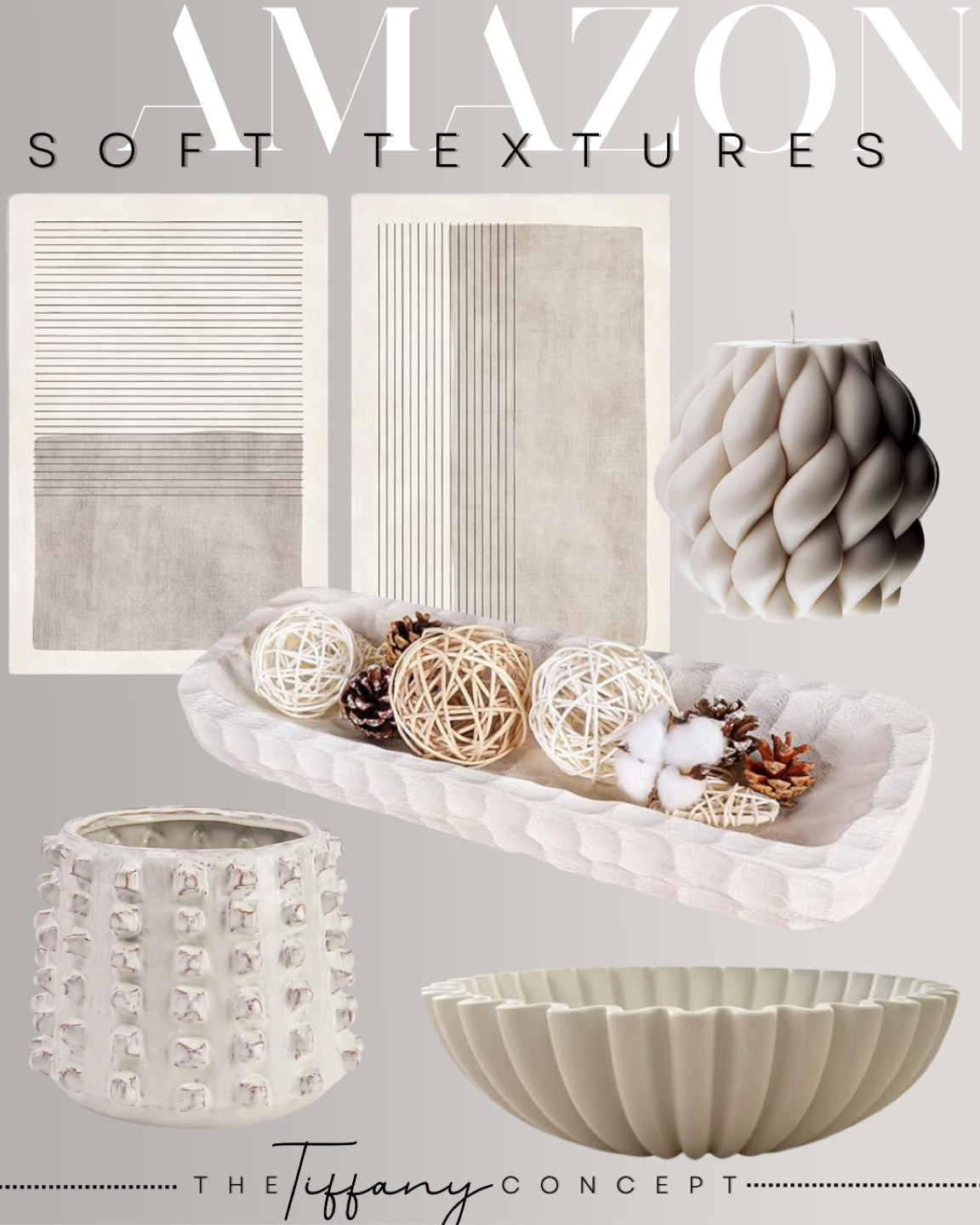 Soft and modern textures that are perfect to add to your decor!
.
.
.
.
#modernstyle #softtextures #decor #organicmodern #home

#LTKhome
