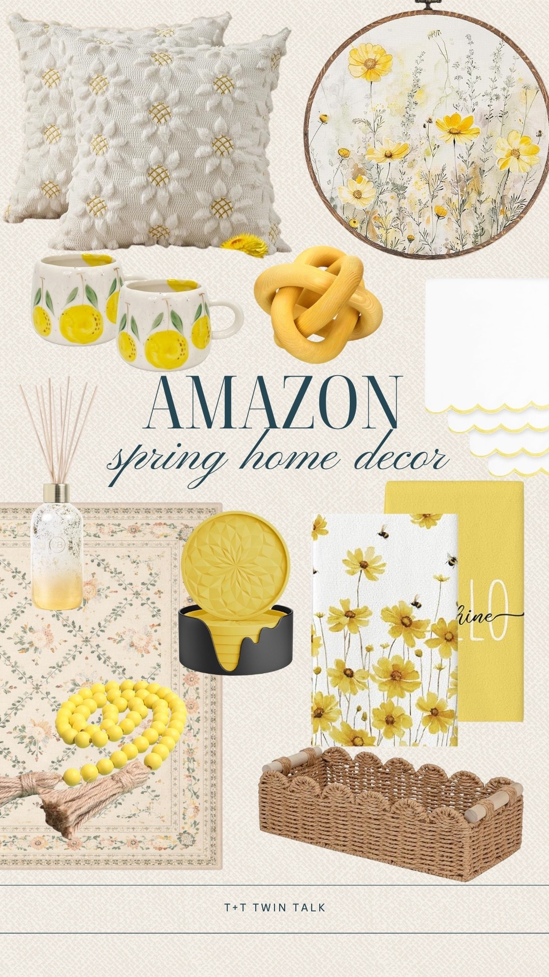 We are loving these Amazon spring home decor finds! These pieces bring in bright, fresh touches with pops of yellow. Perfect to update your space for spring and everyday living.

#LTKOver40 #LTKHome #LTKSeasonal
