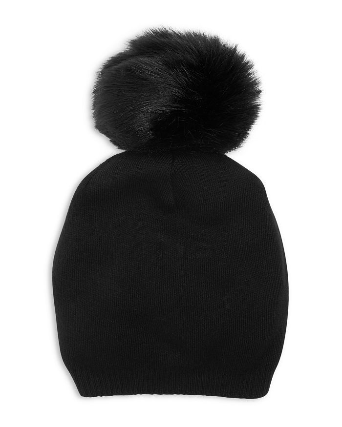 Cashmere Faux Fur Pom Pom Hat | Bloomingdale's (US)