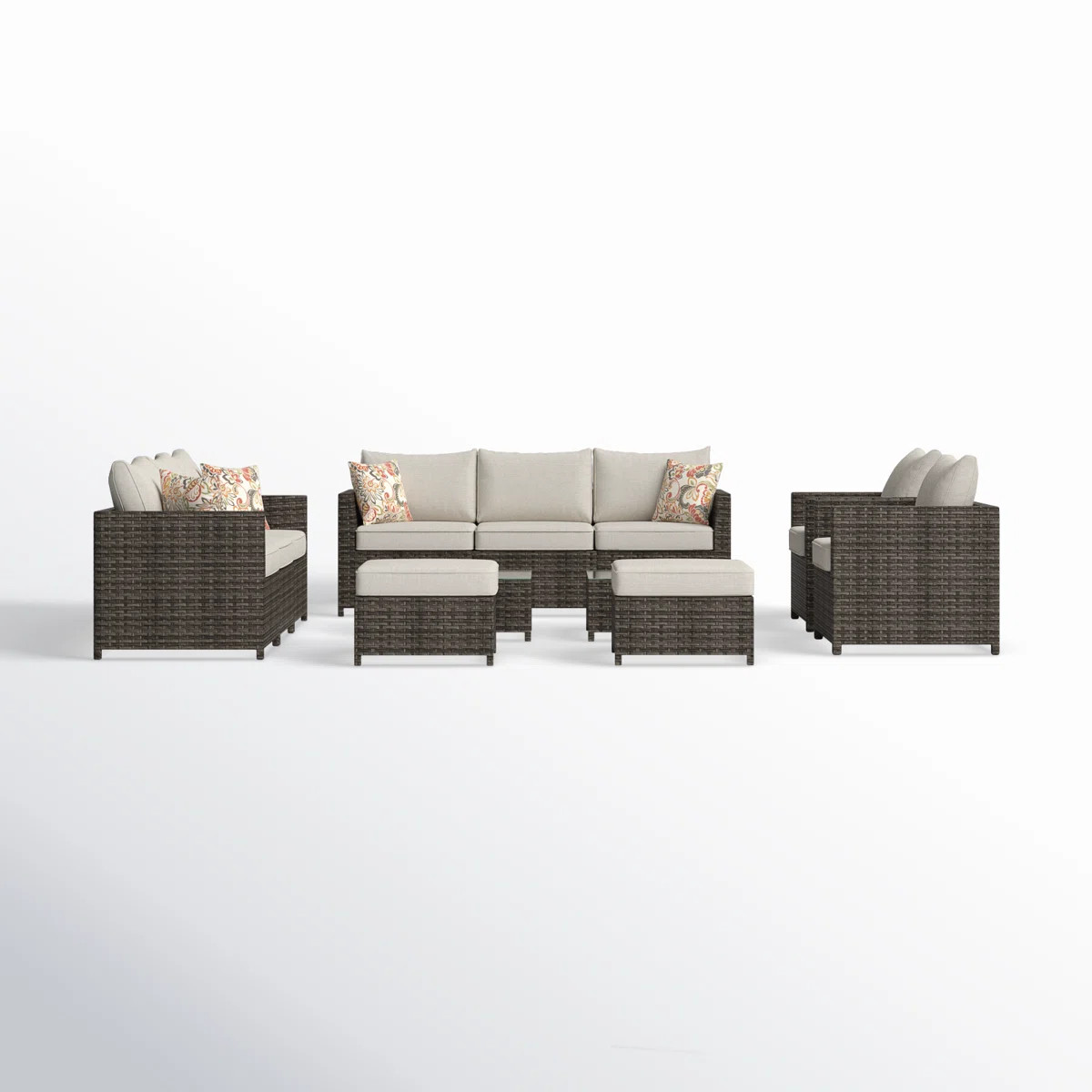 Osorio 8 - Person Patio Conversation Sets with Cushions | Wayfair North America
