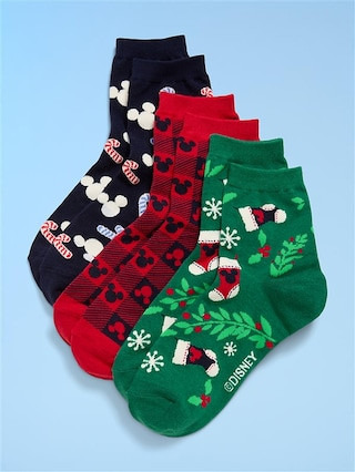 Disney© 3-Pack Novelty Quarter Crew Socks for Women | Old Navy (US)