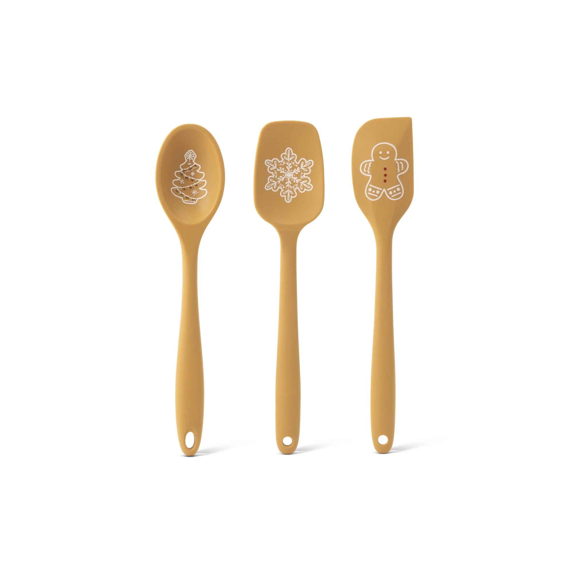 Thyme & Table 3-Piece Silicone Utensil Set - Taupe - Walmart.com | Walmart (US)