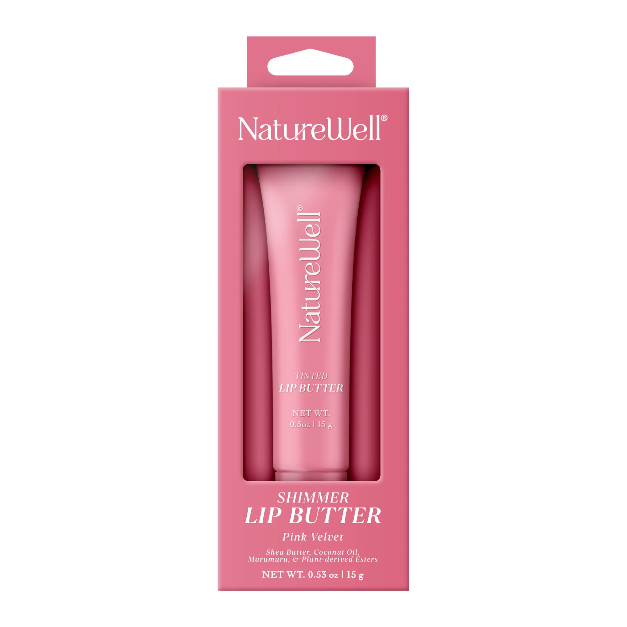 NatureWell Tinted Lip Butter, Pink Velvet, 0.53 oz | Walmart (US)