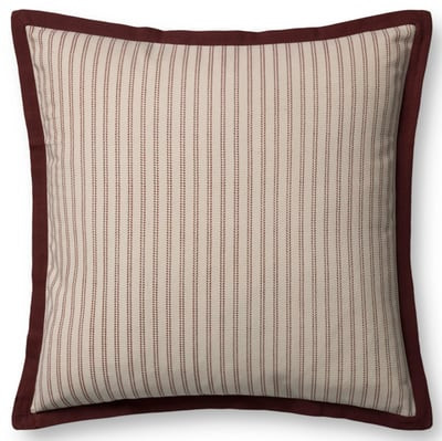 Magnolia Home by Joanna Gaines x Loloi Meredith Pillow PMH-0080 Striped Pillow | Rugs Direct | Rugs Direct