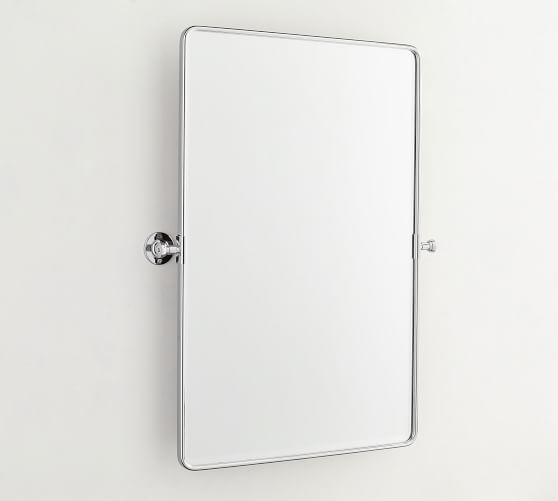 Vintage Rounded Rectangular Pivot Mirror | Pottery Barn (US)