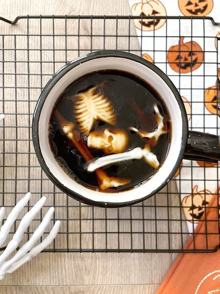 Spooky skeleton coffee! This mold made it so fun to add some milk creamer to coffee for a spooky twist! Shop below!

#LTKHalloween #LTKSeasonal #LTKHoliday