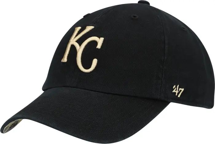 '47 Women's '47 Black Kansas City Royals Bagheera Cheetah Undervisor Clean Up Adjustable Hat | No... | Nordstrom