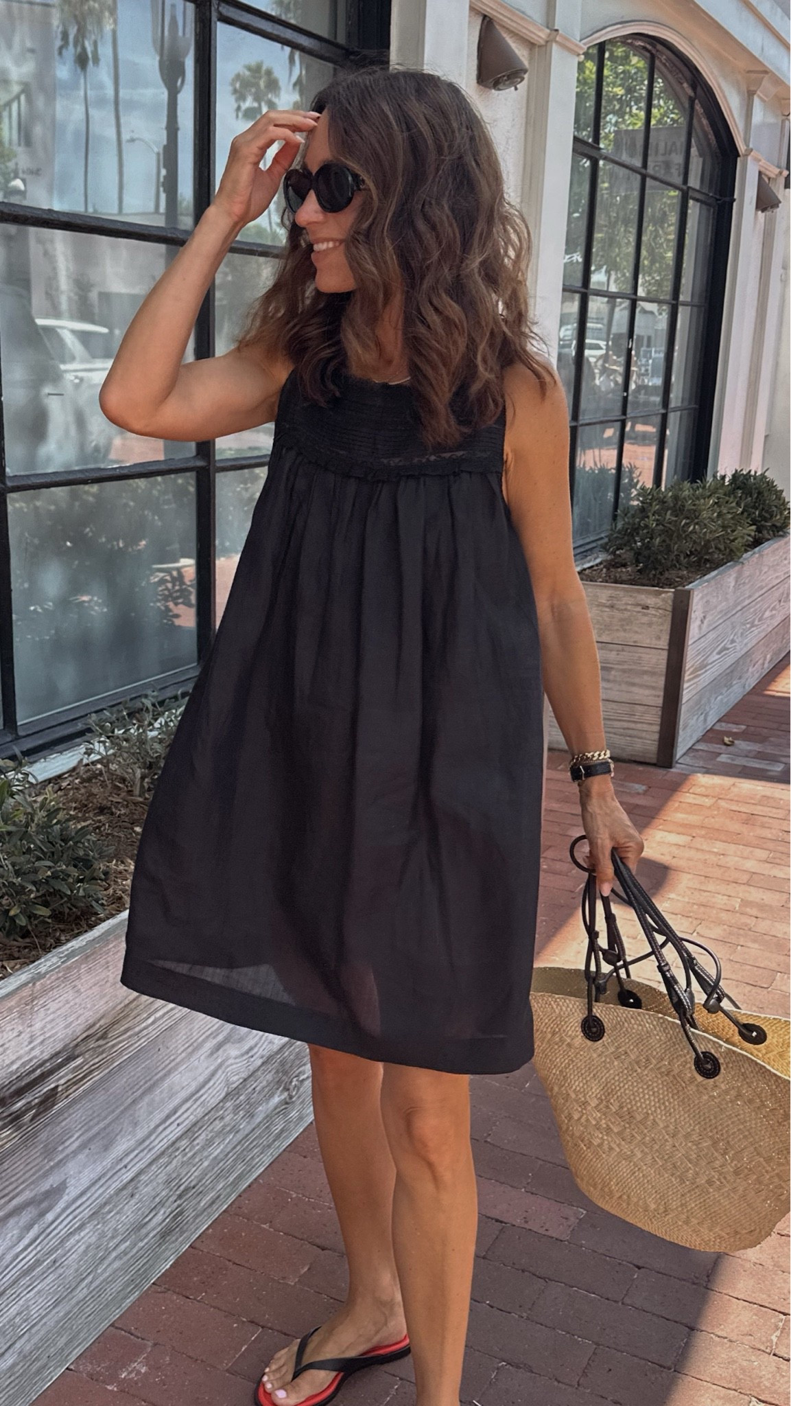 Friday’s casual outfit for lunch in the middle of a heatwave 
Dress runs tts 
Summer outfit over 40

#LTKOver40