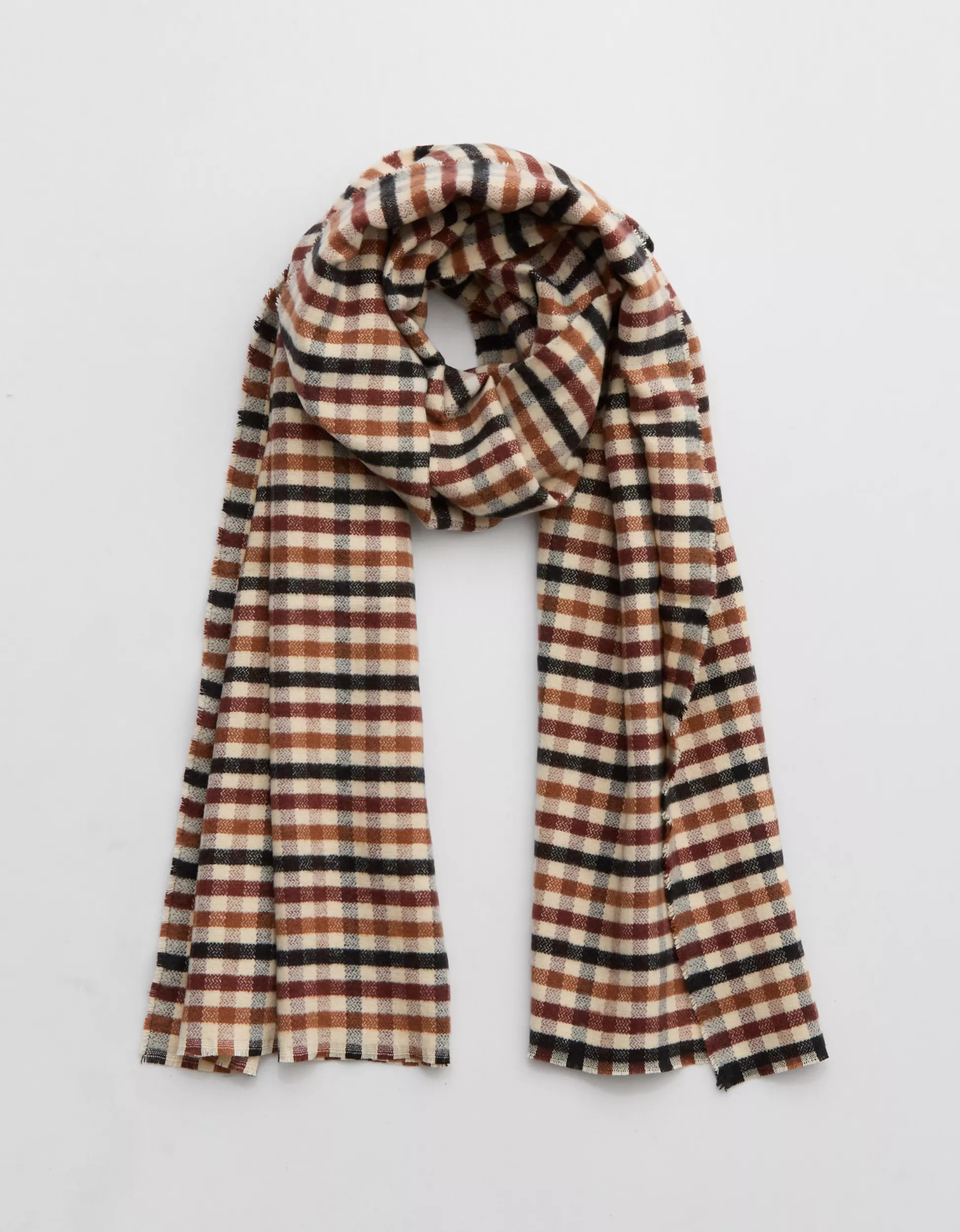 Aerie Lightweight Plaid Scarf | Aerie