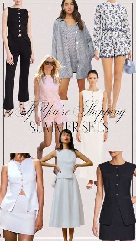 The most perfect Summer Sets to add to your closet! Perfect for dressing up or down all Summer.