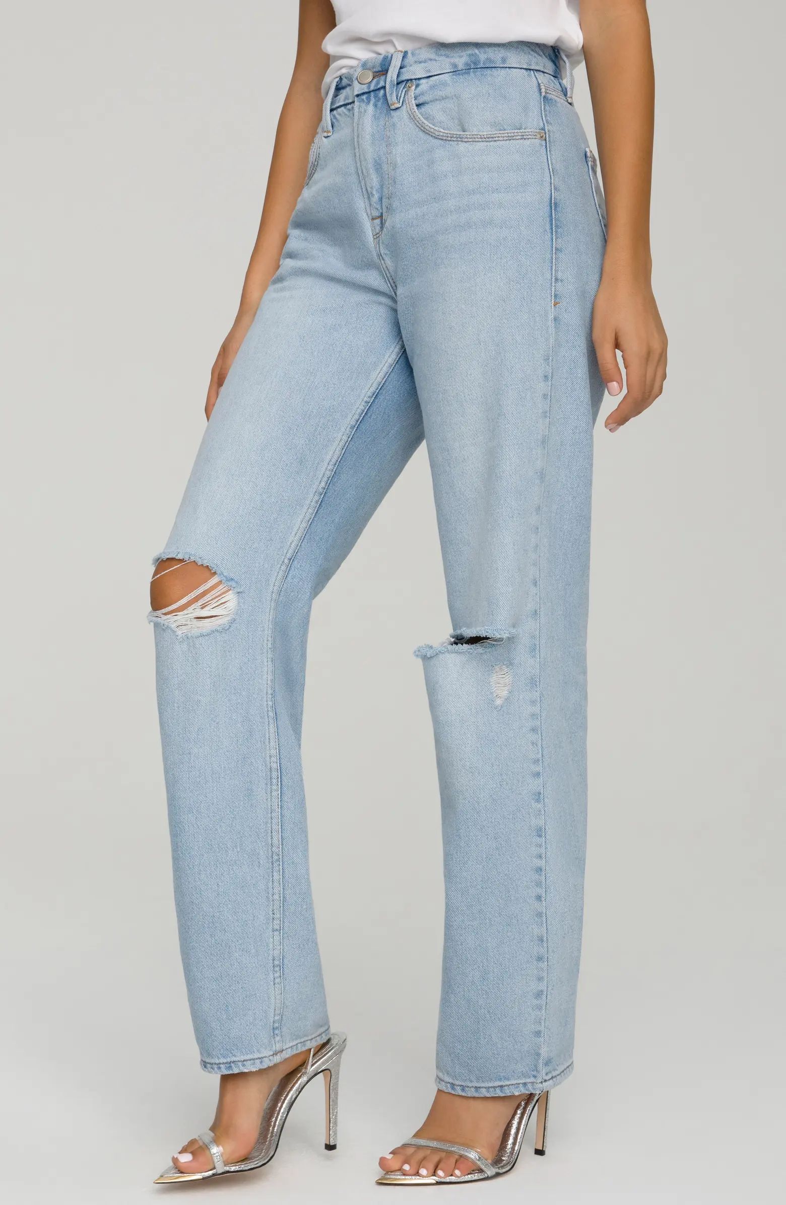 Good '90s Ripped High Waist Relaxed Jeans | Nordstrom