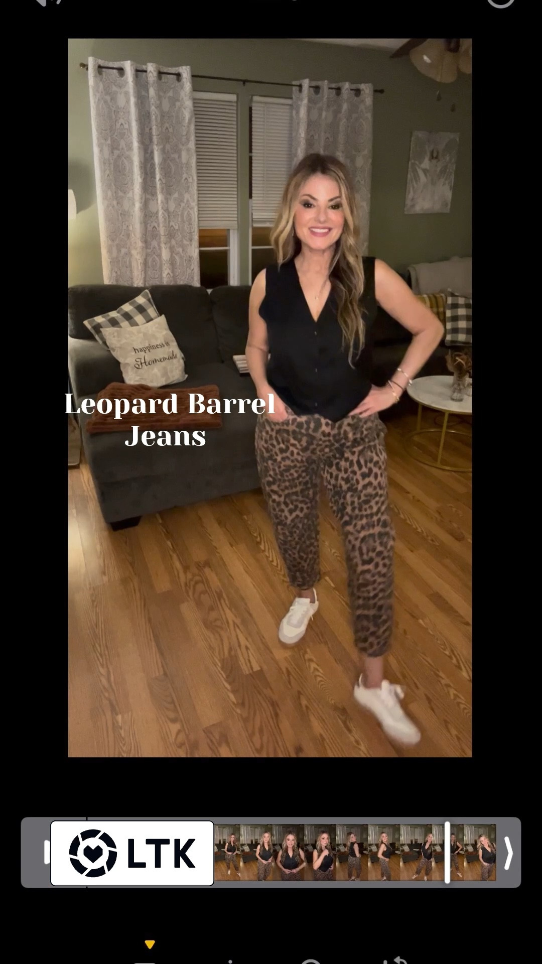These Leopard Barrel Jeans are a favorite! They have a ton of stretch and are super comfortable! They are so cute paired with these sneakers with leopard detail on the back!

#LTKStyleTip #LTKShoeCrush #LTKFindsUnder50