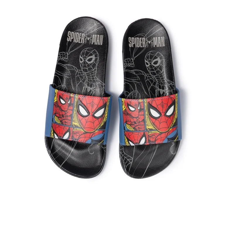Spider-Man Mens Comfort Slide | Walmart (US)