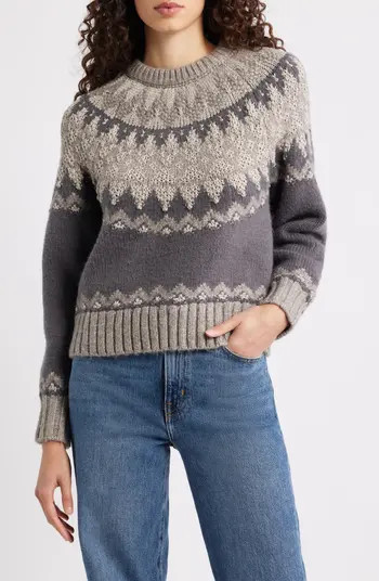 Lela Fair Isle Raglan Sweater | Nordstrom