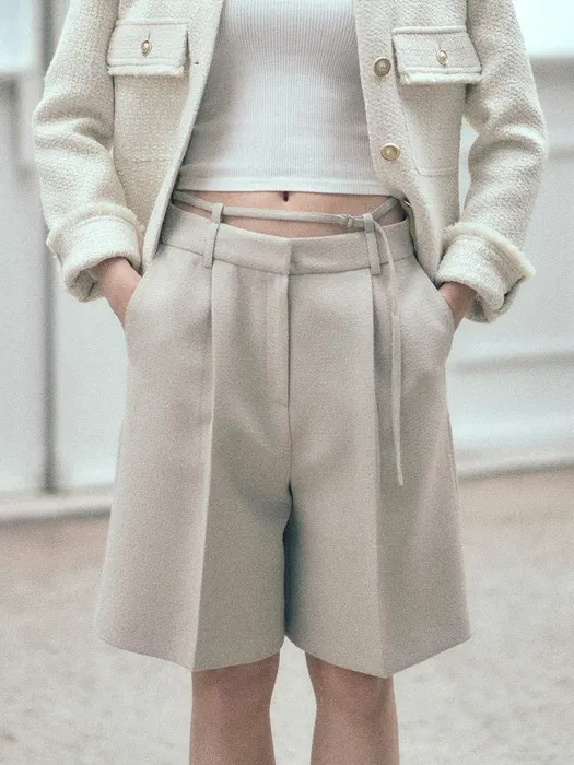 Belted Bermuda Pants | W Concept (US)