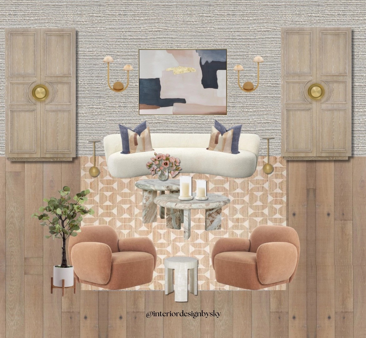 Soft neutrals, sculptural forms, and a hint of blush warmth — this living room design is all about quiet luxury 🤍✨ Perfect for anyone who loves a cozy, elevated vibe that still feels modern and intentional. #interiorinspo #neutralhome #interiordesignbySky #livingroomgoals #softminimalism #cozychic #moderninterior #designmood

#LTKStyleTip #LTKFamily #LTKHome