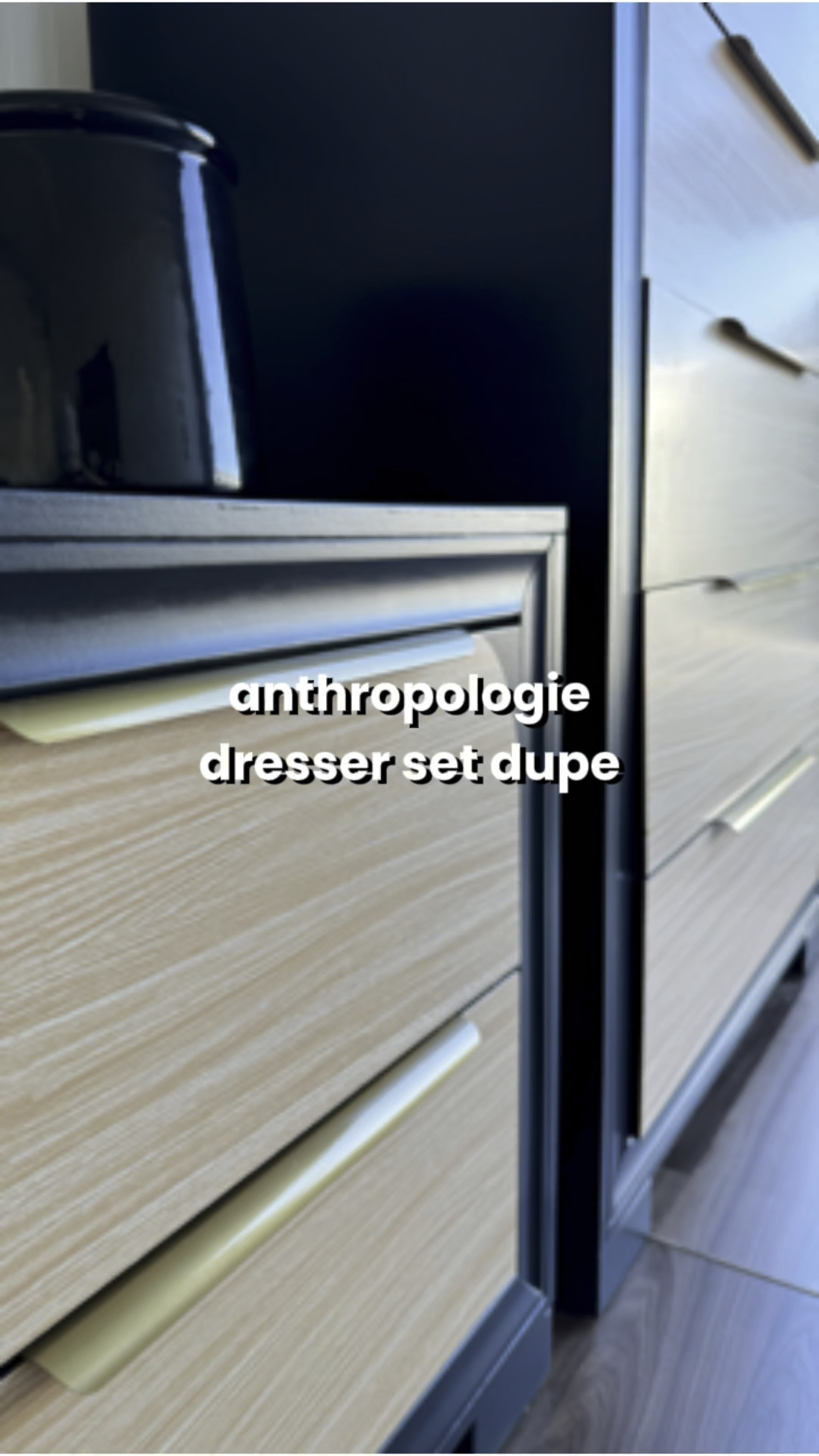 don’t get me wrong I will drop a bag at Anthropologie, but if I can make something cheaper with my own two hands…its going to happen 🔨

(All the products used for this flip are linked below to try out this dupe yourself! I’ll leave the fun part of finding a piece to try it on up to you! 🔗) 

This set came to me in fairly good condition. Structural wise it was sound, style wise…needed a little bit of help 🤏🏻

I searched online to find a chic dupe that I thought I could replicate with this sets foundational style and landed on this $1600 Anthropologie dresser 💸 

I knew I could dupe this…and for a WHOLE lot less. Come along and watch the process of how I achieved my final results for a fraction of the price 🤑

Let me know your thoughts in the comments and I will see yall in the next one 🧡

(p.s. so happy I am finally back with some flipping content, looking forward sharing a mix of home, flips, and lifestyle videos, ILY <3)

Follow me on IG & TikTok @thefliphut 🔨
•
•
•
•
#dresser #furniture #furnitureflip #restoration #diy 

#LTKStyleTip #LTKHome #LTKVideo